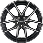 DEZENT - TO DARK BLACK/POLISHED 8X18 LK:5/108 ET:55 ML:63,4