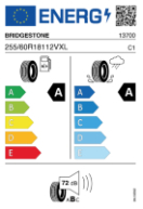 BRIDGEST T005 255/60 R18 112V XL