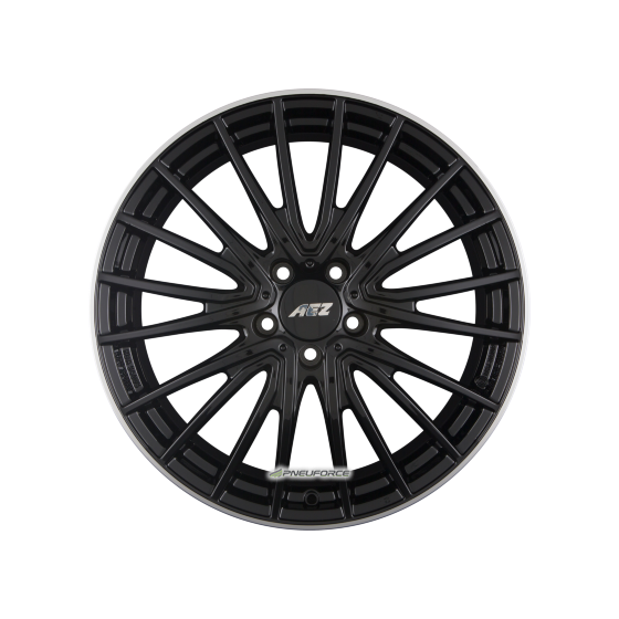 AEZ - BERLIN BLACK BLACK/POLISHED LIP 7,5X19 LK:5/112 ET:40 ML:66,6