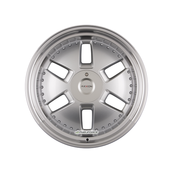 AXXION Y1 Race Silber mit poliertem Felgenbett (RS / ML+)