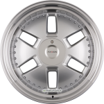 AXXION Y1 Race Silber mit poliertem Felgenbett (RS / ML+)