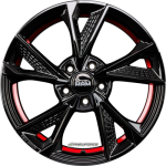 MAM MAM RS6 Black Painted Red Inside (BPRI)