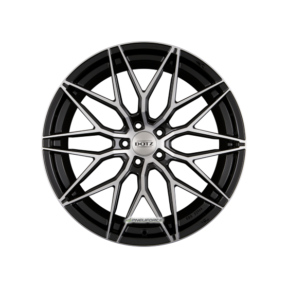 DOTZ SUZUKA DARK - Schwarz Frontpoliert