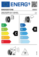 BRIDGEST LM-001 265/50 R19 110H XL