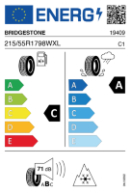 BRIDGEST A005-E 215/55 R17 98 W XL