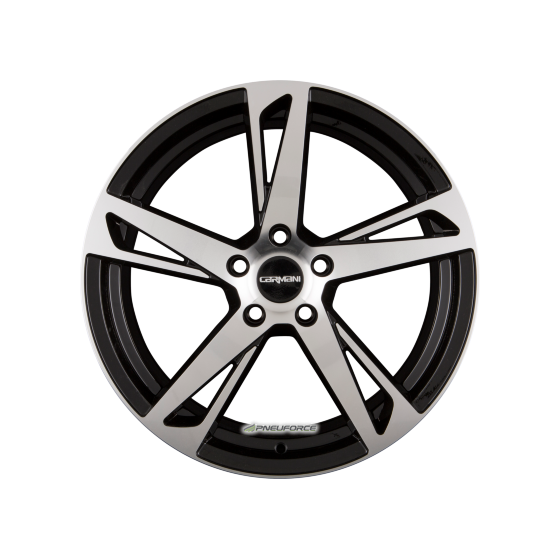 CARMANI - 16 ANTON BLACK POLISH 7,5X17 LK:5/112 ET:52 ML:66,7