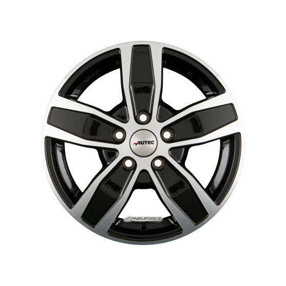 AUTEC - QUANTRO SCHWARZ POLIERT 6,5X16 LK:5/120 ET:51 ML:65,1