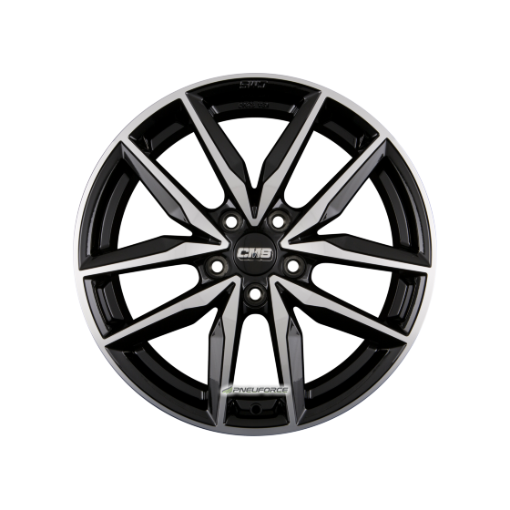 CMS-WHEELS - C28 DIAMANT SCHWARZ GLANZ 7,5X19 LK:5/112 ET:40 ML:66,5