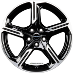 BORBET - XE1 BLACK POLISHED GLOSSY 7,5X18 LK:5/112 ET:40 ML:57,1