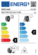 WESTLAKE WDR+1 285/70R195 146/144M