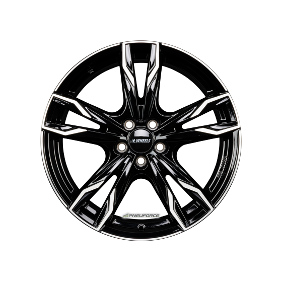 itWHEELS GINA Gloss Black Polished