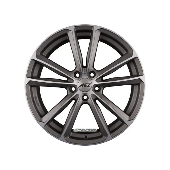 AEZ - TIOGA TITAN GRAPHITE MATT/POLISHED 7X17 LK:5/112 ET:49 ML:57,1