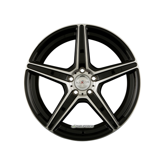 AXXION - AX7 SCHWARZ HOCHGLANZPOLIERT 8X18 LK:5/112 ET:48 ML:72,6