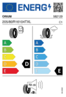 ORIUM RO-TER 205/80 R16 104T XL