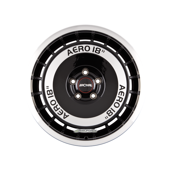 RONAL - R50 AERO SCHWARZ-FRONTKOPIERT 8X18 LK:5/120 ET:45 ML:72,5