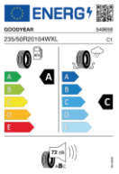 GOODYEAR F1-ASY 235/50 R20 104W XL