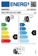 SEMPERIT 265/70R19.5 140/138M TL