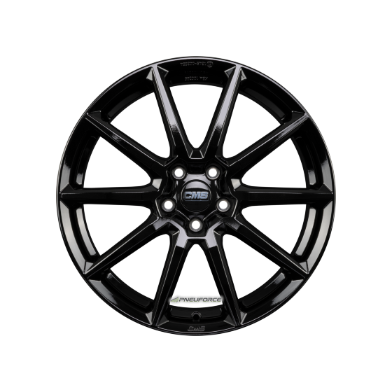 CMS-WHEELS - C39 SCHWARZ GLANZ 6,5X17 LK:5/114,3 ET:32 ML:66,1