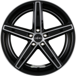 OXIGIN - 18 CONCAVE BLACK FULL POLISH 7,5X17 LK:5/114,3 ET:38 ML:72,6