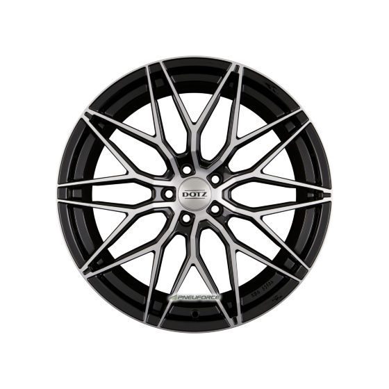 DOTZ SUZUKA DARK - Schwarz Frontpoliert