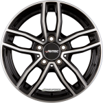 AUTEC - MERCADOR SCHWARZ POLIERT 8X19 LK:5/112 ET:38 ML:66,5