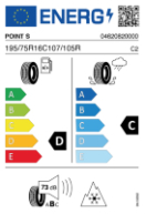 POINT S W4-VAN 195/75 R16 107/105R